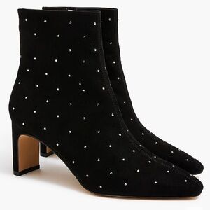 J Crew rhinestone booties NWT